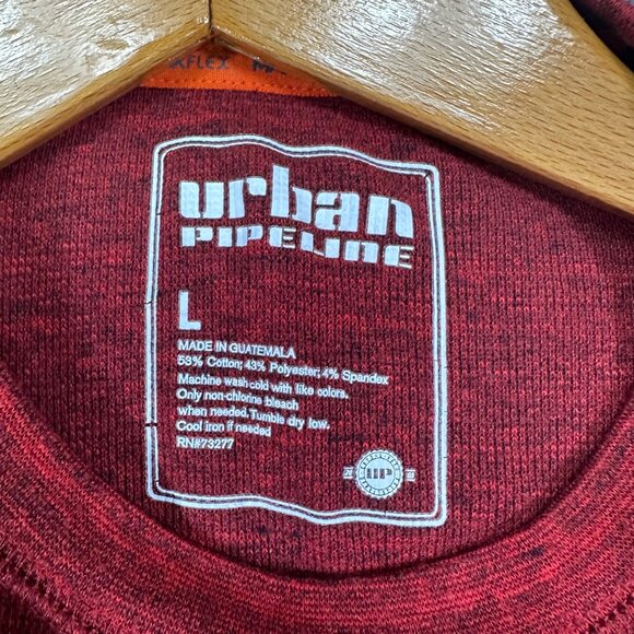 Urban pipeline Men's thermal shirt long sleeve max flex burgundy - Picture 7 of 10